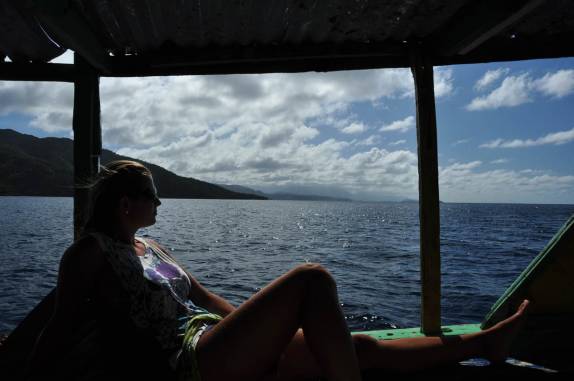 Voltando de barco para Labadee, na costa norte do Haiti